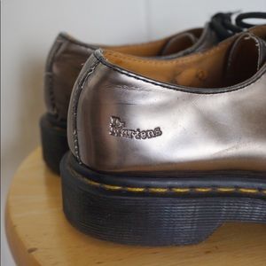 Used & Loved Metallic Dr Martens - SIZE 7